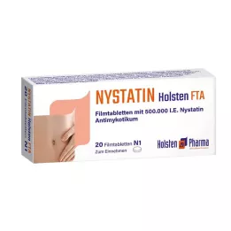 NYSTATIN Holsten film -bevonatú tabletták, 20 óra