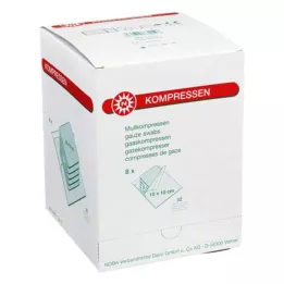 MULLKOMPRESSEN 10x10 cm steril 32-szeres, 8X5 db