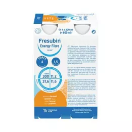 FRESUBIN ENERGY Fiber DRINK Karamell ivópalack, 4X200 ml