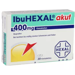 IBUHEXAL Akut 400 film -bevonatú tabletta, 20 db