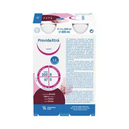 PROVIDE Xtra italcseresznye ivó palack, 4x200 ml