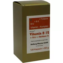 VITAMIN B12+B6+folsav komplex N kapszulák, 120 db