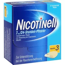 NICOTINELL 7 mg/24 órás gipsz 17,5 mg, 21 db