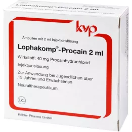 LOPHAKOMP Procain 2 ml befecskendezési oldat, 100x2 ml