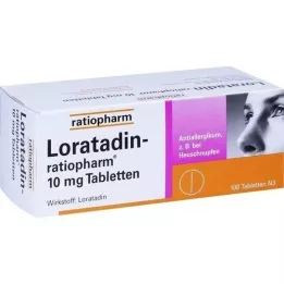 Loratadin-ratiopharm 10 mg tabletták, 100 db