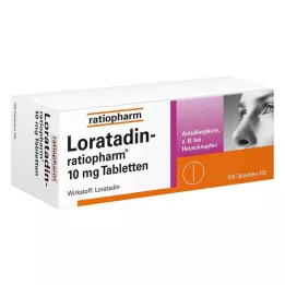 LORATADIN-ratiopharm 10 mg tabletta, 100 db