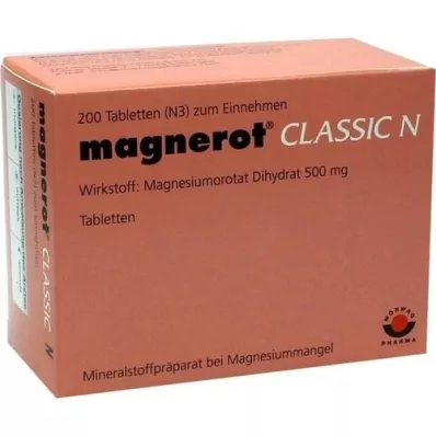 MAGNEROT CLASSIC N tabletta, 200 db