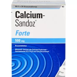 Kalcium Sandoz Forte pezsgőtabletta, 5x20 db