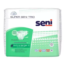 SUPER SENI Trio inkontinencia nadrág 4 XL méretű, 10 db
