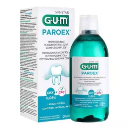 GUM Paro.ex 0,06% CHX Szájvíz, 500 ml