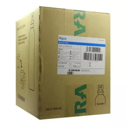 AQUA B.Braun Öblítőoldat Ecolav, 20X100 ml