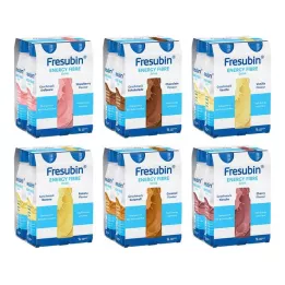 FRESUBIN ENERGY Fiber DRINK Vegyes karton ivópalackok 6X4X200 ml