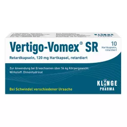 VERTIGO-VOMEX SR Elnyújtott hatóanyag-leadású kapszula, 10 db