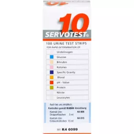 SERVO 10 tesztcsík, 100 db