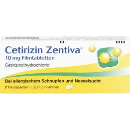 CETIRIZIN Zentiva 10 mg filmtabletta, 7 db