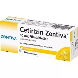 CETIRIZIN Zentiva 10 mg film -bevonatú tabletták, 20 db