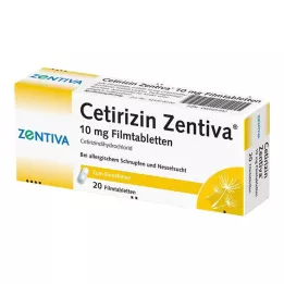 CETIRIZIN Zentiva 10 mg filmtabletta, 20 db