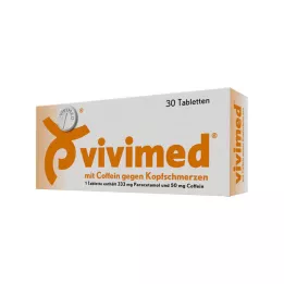 VIVIMED koffeinnel fejfájás elleni tabletta, 30 db