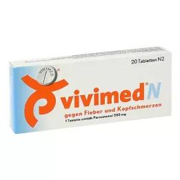 VIVIMED N láz és fejfájás ellen tabletta, 20 db