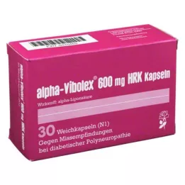 ALPHA VIBOLEX 600 mg-os HRK lágy kapszula, 30 db