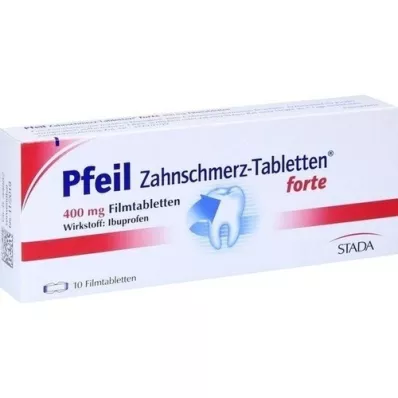 PFEIL Toothche tabletták Forte Film-bevonatú tabletták, 10 db
