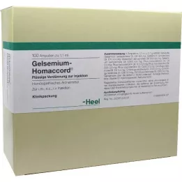 GELSEMIUM HOMACCORD Ampoules, 100 db