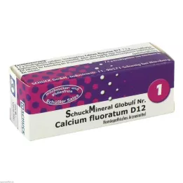 SCHUCKMINERAL Globuli 1 kalcium fluoratum D12, 7,5 g