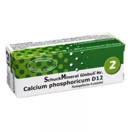 SCHUCKMINERAL Globuli 2 kalcium foszfor d 12, 7,5 g
