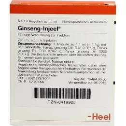 GINSENG INJEEL Ampoules, 10 db