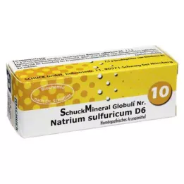 SCHUCKMINERAL Globuli 10 nátrium -sulfuricum D6, 7,5 g