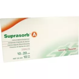 SUPRASORB egy kalcium -alginát, amely 10x20 cm, 10 db