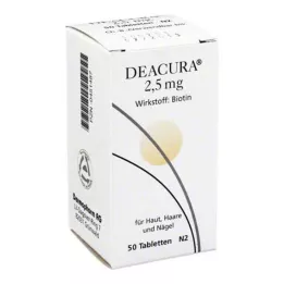DEACURA 2,5 mg-os tabletta, 50 db