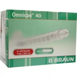 OMNICAN insulinspr.1 ml u40 m.kan.0.30x12 mm single., 100x1 db