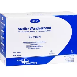 WUNDVERBAND steril 5x7,2 cm, 100 db