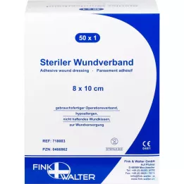 WUNDVERBAND Steril 8x10 cm, 50 db