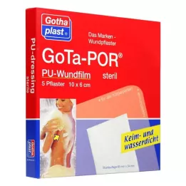 GOTA-POR PU Wundfilm 10x6 cm steril járda, 5 db