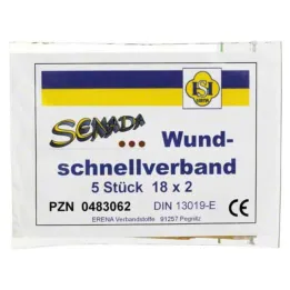 Senada gyors sebkötöző 2x18 cm, 5 db