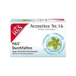 H&amp;S Hasmenés teafilter tasakok, 20X1,5 g