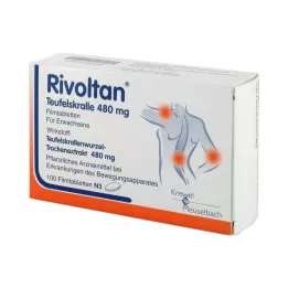 RIVOLTAN Teufels Claw 480 mg Film -bevonatú tabletták, 100 db