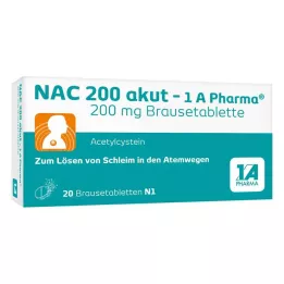 NAC 200 akut-1A Pharma pezsgőtabletta, 20 db