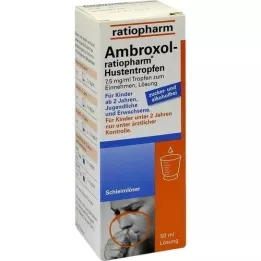 Ambroxolratiopharm köhögéscseppek, 50 ml