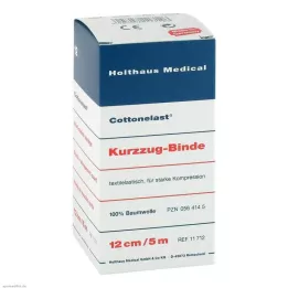 KURZZUGBINDE Cottonelaszt 12 cmx5 m, 1 db
