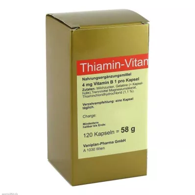 THIAMIN kapszulák B1 -vitamin, 120 ST THIAMIN kapszulák B1 -vitamin, 120 ST