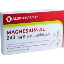 MAGNESIUM AL 243 mg pezsgő tabletta, 60 db