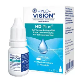 HYLO-VISION HD Plus szemcsepp, 2X15 ml