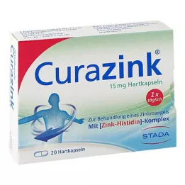 CURAZINK kemény kapszula, 20 db