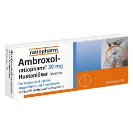 Ambroxolratiopharm 30 mg köhögéses forrasztó tabletták, 20 db
