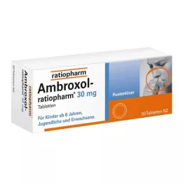 AMBROXOL-ratiopharm 30 mg köhögéscsillapító tabletta, 50 db