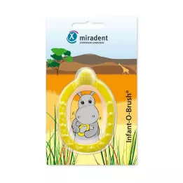 Miradent gyerekek tanulás fogkefe csecsemő O ecset sárga, 1 db