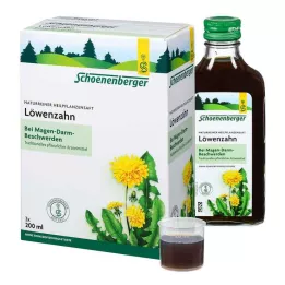 LÖWENZAHN SAFT Schönenberger gyógynövénylevek, 3X200 ml